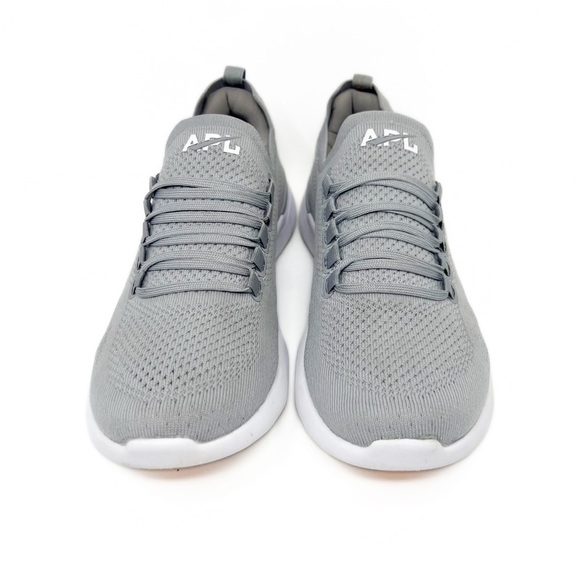 SOLD! APL Men’s TechLoom Breeze Running Shoes in Harbor Grey/White Shoes - Picture 6 of 11